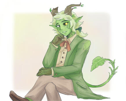 coloured sketch w/ simple background coloured sketch w/ simple background